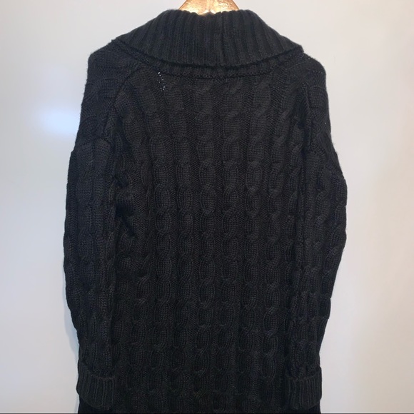 Sanctuary Ultimate Cable Cardi in Black Nite - Picture 5 of 6